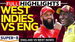 England vs West Indies Highlights  Englands Dominant 8Wicket Victory  T20 World Cup 2024 [upl. by Jammal]