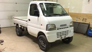 Suzuki Carry Mini Truck Before and After Upgrades [upl. by Boyer]