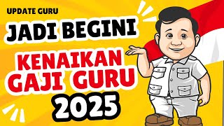 KLARIFIKASI KENAIKAN GAJI GURU ASN HONORER DAN BERSERTIFIKASI beritaguru infoguru infogurutendik [upl. by Ybsorc]