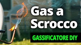 FARE UN GASSIFICATORE per estrarre GAS dal legno [upl. by Arocet]