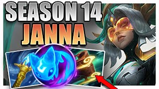 SEASON 14 JANNA SUPPORT GAMEPLAY GUIDE [upl. by Ninetta]