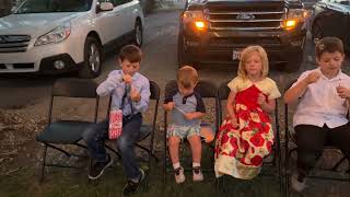 Timothy Zeke Kaya and Joseph blowing bubbles at HaelaNathans Utah reception🌟 [upl. by Nnyleimaj]