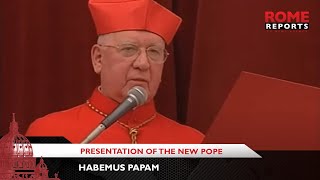 Habemus Papam When Cardinal Medina introduced the new Pope [upl. by Aniri]