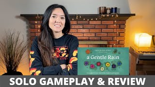 A Gentle Rain  Solo Playthrough amp Review [upl. by Ydrah]