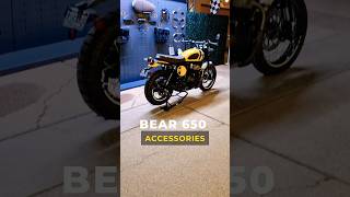 Royal Enfield Bear 650 Accessories List Revealed  Bikewale shorts bear650 [upl. by Togram]