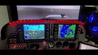 CESSNA 172 G1000 Fully Functional Cockpit DIY Flight Sim [upl. by Henrie431]