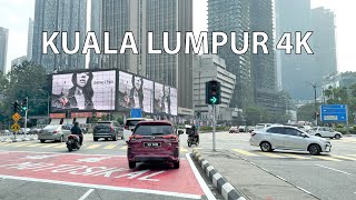 Driving Kuala Lumpur 4K  Singapore For Less Money  Malaysia [upl. by Aeslahc549]