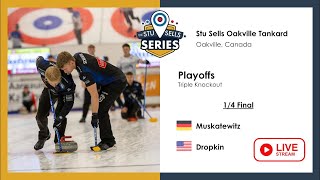 Stu Sells Oakville Tankard Quarterfinal  Muskatewitz vs Dropkin [upl. by Enomaj]