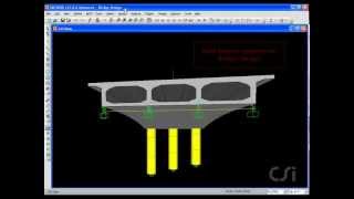 SAP 2000 Tutorial Lecture 3 Bridge Design [upl. by Ettennej345]