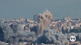 Explosion rocks Beiruts southern suburbs following Israeli strike  VOA News [upl. by Quent]