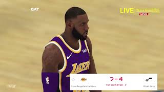 🔴LIVE LOS ANGELES LAKERS VS UTAH JAZZ  NBA LIVE STREAM  PLAY BY PLAY [upl. by Sansbury]