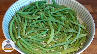 Comment blanchir et congeler des haricots verts frais [upl. by Haroved]