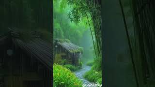 satisfying natural raindrop videoshortsrelaxing musiccalming down natural dound for sleepsingos [upl. by Eetsirhc]