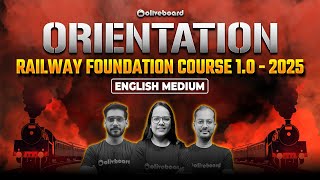 Railway Foundation Course 10  2025 English Medium  Orientation  By OB Expert [upl. by Yong961]