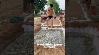 Long jump 🔥😱armymotivation trending viralvideo video viralshorts armylifeviralshort art [upl. by Attelra145]