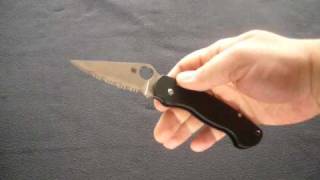 SC81GS Spyderco ParaMilitary Serrated G10 [upl. by Utter]