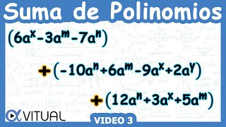 ➕ Suma de Polinomios  Video 3 [upl. by Gayle]