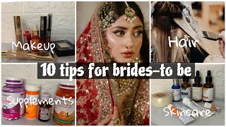 Tips for bride to be  Pre bridal skincarehair makeupfacial [upl. by Seligman]