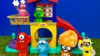 YO GABBA GABBA Toys Playground Fun [upl. by Solana]