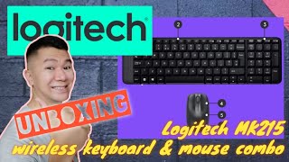 Logitech MK215 Wireless Keyboard and Mouse Combo for Windows 24 GHz Wireless Compact Desktop Laptop [upl. by Inaej]