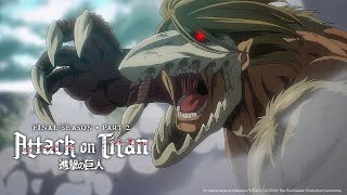 Falco Jaw Titan Transformation  Attack on Titan Season 4 Part 2 Episode 11 [upl. by Anohr]