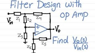 Filter Design and Analysis with an Operational Amplifier [upl. by Notsua]