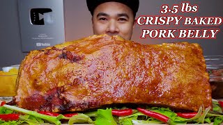 LECHON PORK BELLY  Baked Super Crispy Pork Belly  MUKBANG PHILIPPINES [upl. by Jo-Anne376]