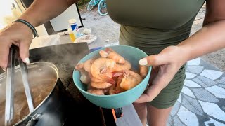 Fresh shrimp and steak [upl. by Matthias]