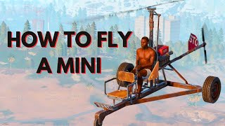 How To Fly a Minicopter In Rust [upl. by Grannia]