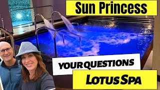 Sun Princess Cruise Ship Thermal Suite Lotus Spa and Salon Tour With Prices amp Questions Answered [upl. by Masterson]