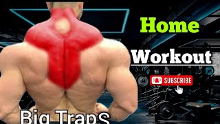 Traps Workout At Home  Home Workout workout homeworkout [upl. by Virgil]