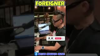 I WANT TO KNOW WHAT LOVE IS  Foreigner BryanMagsayoCover LiveGig shorts [upl. by Attwood760]