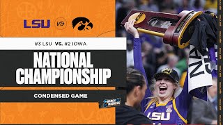 LSU vs Iowa  2023 Womens National Championship extended highlights [upl. by Armallas]