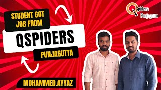 A Students Placement Journey with QSpiders Hyderabad Punjagutta [upl. by Nylrad]