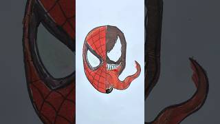 Miles Morales Spider man paint art milesmorales viral art shorts [upl. by Encratia]