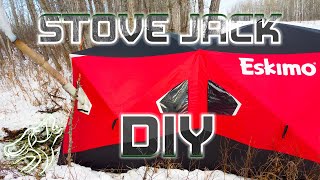 How to Make a Stove Jack for 10 That Fits Most Eskimo Ice Shelters [upl. by Yentruocal691]