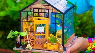 DIY Miniature Greenhouse Doll House [upl. by Floris327]