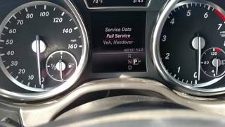 2015 Mercedes ML400 Service reset [upl. by Kaycee]