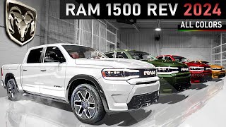 New 2024 RAM 1500 REV  All Colors of Interior amp Exterior in Online Configurator for Electric RAM [upl. by Inva189]