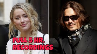 NEW RECORDINGS  JOHNNY DEPP v AMBER HEARD [upl. by Demodena520]