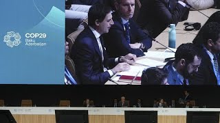 COP29 climate talks Draft text omits key funding commitments [upl. by Laddie937]