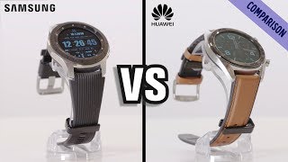 TEST Samsung Galaxy Watch vs Huawei Watch GT [upl. by Eltsyrk675]