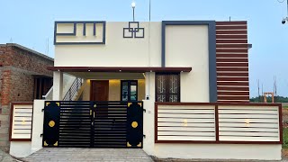 Middle Class familyக்காக 1000sqftல் கட்டப்பட்ட மாஸ் வீடு👌 Low Budget West Facing 2BHK Compact House [upl. by Odlavu]