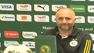 Conférence de presse djamel belmadi et ben nacer avant match contre burkina faso [upl. by Darill]