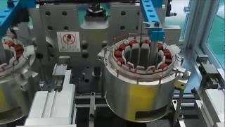 BLDC stator needle winding machine [upl. by Delos]