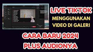 CARA LIVE TIKTOK DENGAN REKAMAN VIDEO 2024  BARU [upl. by Nedgo]