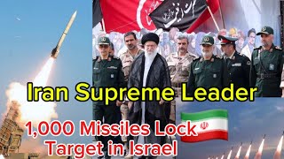 ⚡️ Iran 1000 Missiles Lock Target for Israel  IRGC True Promise 3  Leader Ayatollah Khamenei [upl. by Iral326]