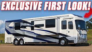 Tour amp Test Drive In A 165M 2025 Foretravel Realm Presidential Series [upl. by Hamlen415]