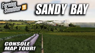 quotSANDY BAYquot NEW MOD MAP Farming Simulator 19 PS4 MAP TOUR Review FS19 [upl. by Angil]