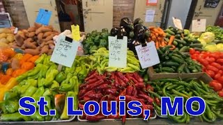 Soulard Farmers Market St Louis 2022  Tour amp Red Jalapeno Peppers [upl. by Valina905]